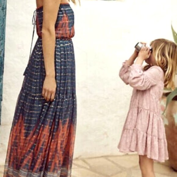 Anthropologie Verb Pallavi Singhee 6 NWT Nora Strapless Maxi Dress Bohemian - Picture 8 of 11